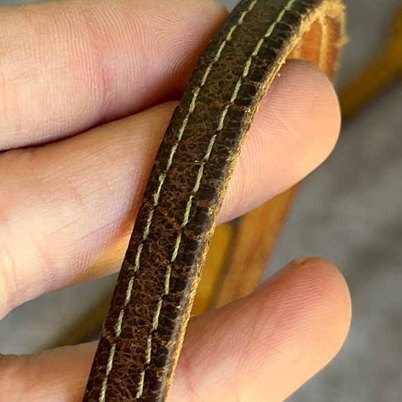 Authentic Louis Vuitton Heatstamped Vachetta Neverfull Replacement Straps b25 - Picture 8 of 10